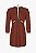 Vestido Vix Marrom Modelo Mel - Imagem 4