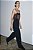 Conjunto Zara Calça + Colete Risca De Giz Azul Marinho - Imagem 9