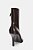 Bota Zara Vinho Cano Médio Salto 9cm - Imagem 4