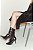 Bota Zara Vinho Cano Médio Salto 9cm - Imagem 6