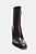 Bota Zara Vinho Cano Médio Salto 9cm - Imagem 3