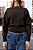 Blusa Zara Marrom Modelo Suéter Com Cinto - Imagem 4