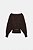Blusa Zara Marrom Modelo Suéter Com Cinto - Imagem 7