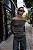 Blusa Zara Cinza Fendi Modelo Ombro A Ombro - Imagem 1