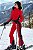 Macacão Bhava Vermelho Modelo Esqui De Neve - Imagem 5