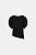 Blusa Zara Preta Assimétrica Com Mangas Bufantes - Imagem 2