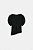 Blusa Zara Preta Assimétrica Com Mangas Bufantes - Imagem 3