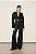 Blazer Animale Preto Em Linho - Imagem 4