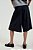 Bermuda Zara Azul Marinho Modelo Riscas De Giz - Imagem 3
