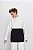 Blusa Zara Preto e Branco Modelo Reto - Imagem 1