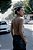 Blusa Zara Bege Com Gola Alta - Imagem 2