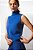 Blusa Zara Azul Modelo Suéter Sem Mangas - Imagem 1