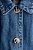 Jaqueta H&M Ìndigo Jeans Reto Com Botões - Imagem 6