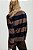 Blusa Zara Marrom E Azul Modelo Suéter - Imagem 3