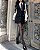 Vestido Zara Preto Modelo Salopete Em Tweed - Imagem 3