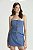 Blusa NV Azul Jeans Modelo Tomara Que Caia - Imagem 1