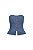 Blusa NV Azul Jeans Modelo Tomara Que Caia - Imagem 6