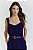 Blusa NV Azul Oxford Modelo Celia - Imagem 1