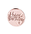 Medalhinha em Acrílico Happy Birthday com estrela - 8cm - Imagem 3