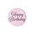 Medalhinha em Acrílico Happy Birthday - 8cm - Imagem 4