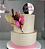 Medalhinha em Acrílico Happy Birthday - 8cm - Imagem 5