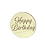Medalhinha em Acrílico Happy Birthday - 8cm - Imagem 1