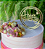 Topo de Bolo Acrílico - Aro Happy Birthday com coração - Imagem 2