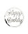 Medalhinha Happy Birthday Vazada- 8cm - Imagem 5