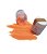 Glitter Cardozo Papers - Laranja-Neon - Imagem 1