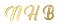 Letras de Acrílico - Dourado - Imagem 1