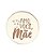 Medalhinha Amo Você Mãe - 5cm - Imagem 1