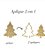 Aplique Árvore de Natal  2 EM 1 - 12CM - Imagem 1