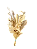 Flor desidratada pequena - Bege Minimalista - Imagem 1