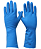 Luvas de Verniz Bompack Azul tam. P/M/G 1UN - Imagem 2