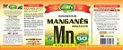 Manganes Quelado 60 Capsulas (500mg) - Unilife - Imagem 2