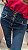 Calça Cinturão Jeans super dark - Imagem 1
