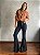 Calça Flare High Waisted Preta - Imagem 6