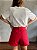 Shorts 5 Botões Vermelho - Imagem 7