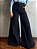 Calça Pantalona Cinto Preta - Imagem 1