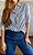 Camisa Basica listrada Azul - Imagem 1