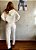 Calça Pregas moletom OFF white - Imagem 4