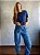 Camiseta Cropped Blue Denim - Imagem 3