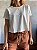 Camiseta Cropped Off White - Imagem 5
