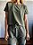 Camiseta Cropped Militar - Imagem 1
