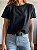 Camiseta Cropped Preta - Imagem 1
