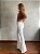 Calça Flare High Waisted Off White - Imagem 7