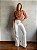 Calça Flare High Waisted Off White - Imagem 1