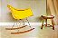 cadeira de balanço - Charles e Ray Eames em fibra de vidro - Imagem 3