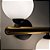 Arandela Bambu Preto e Bronze 2 Globos - Imagem 6