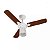 Ventilador Marbella 220V 3P New Branco  e  Marron  130 W - Imagem 4